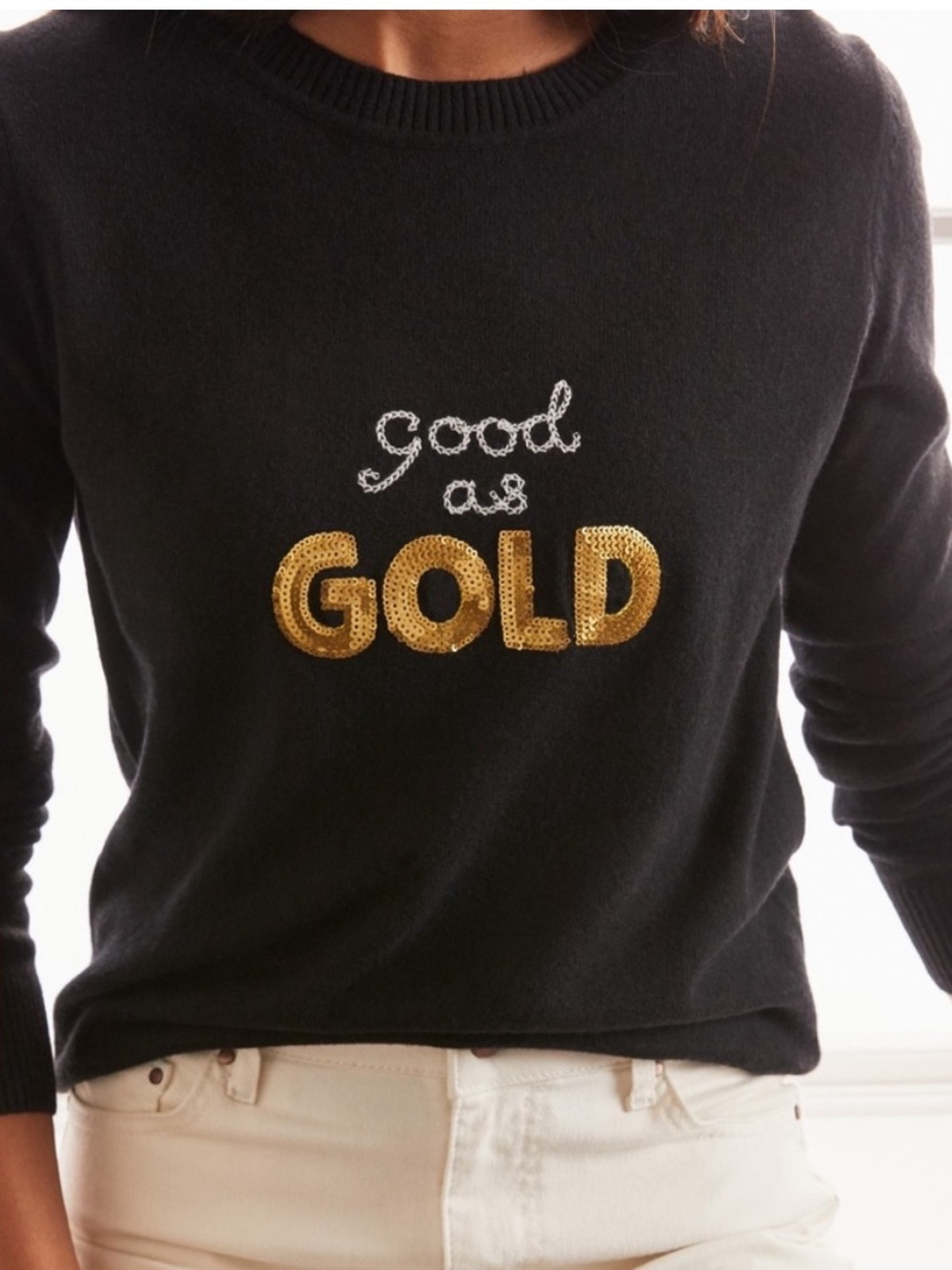 NWT Boden Estella Sweater - Good As Gold S